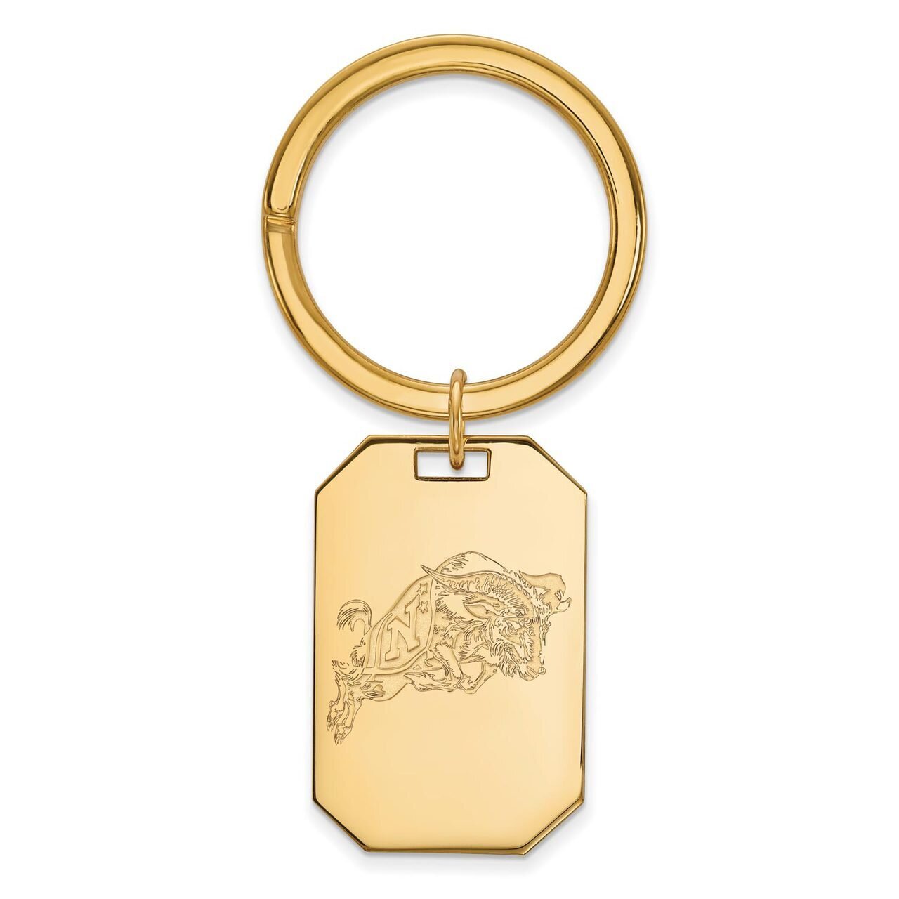Navy Key Chain Gold-plated Silver GP030USN