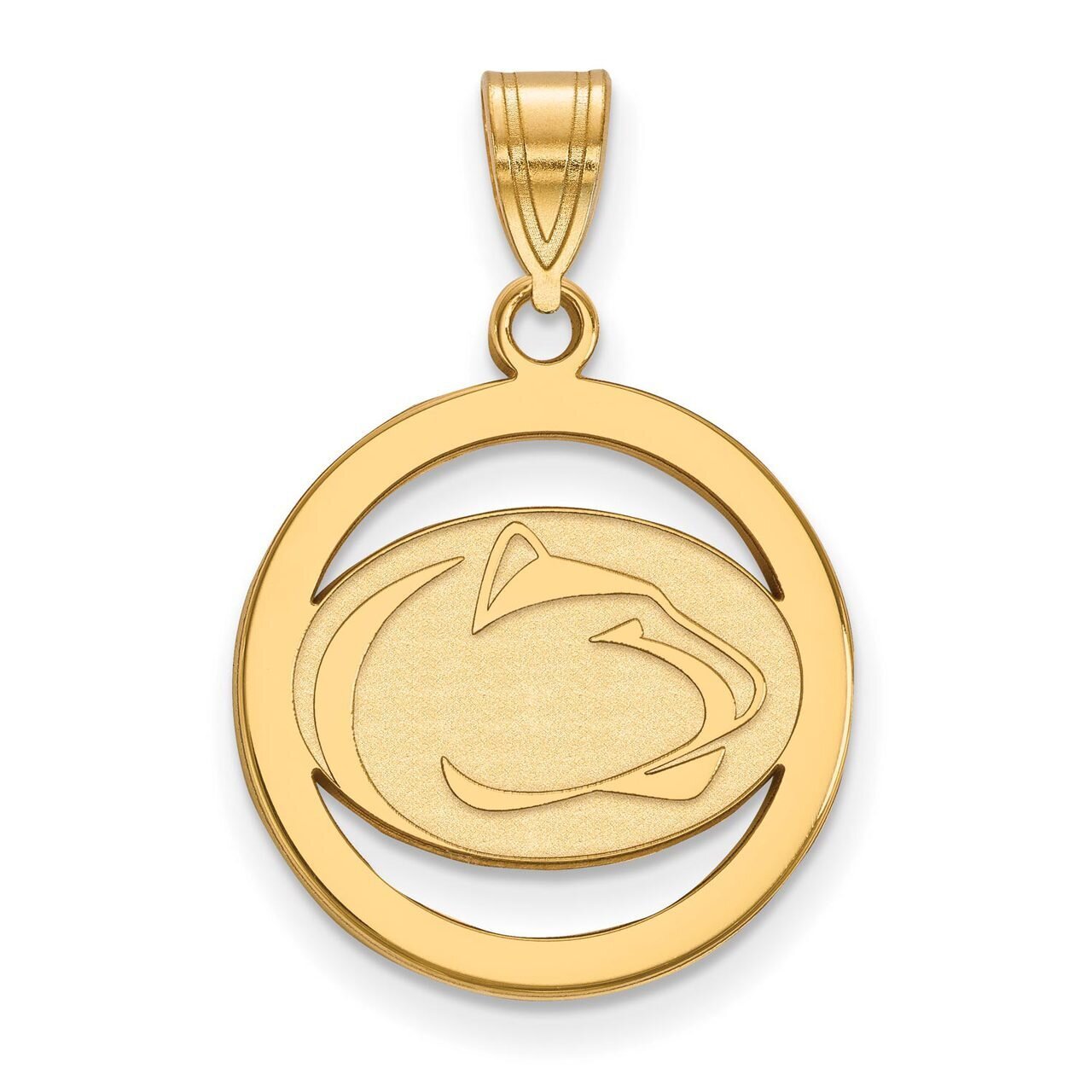 Penn State University Sm Pendant in Circle Gold-plated Silver GP032PSU, MPN: GP032PSU, 886774935140