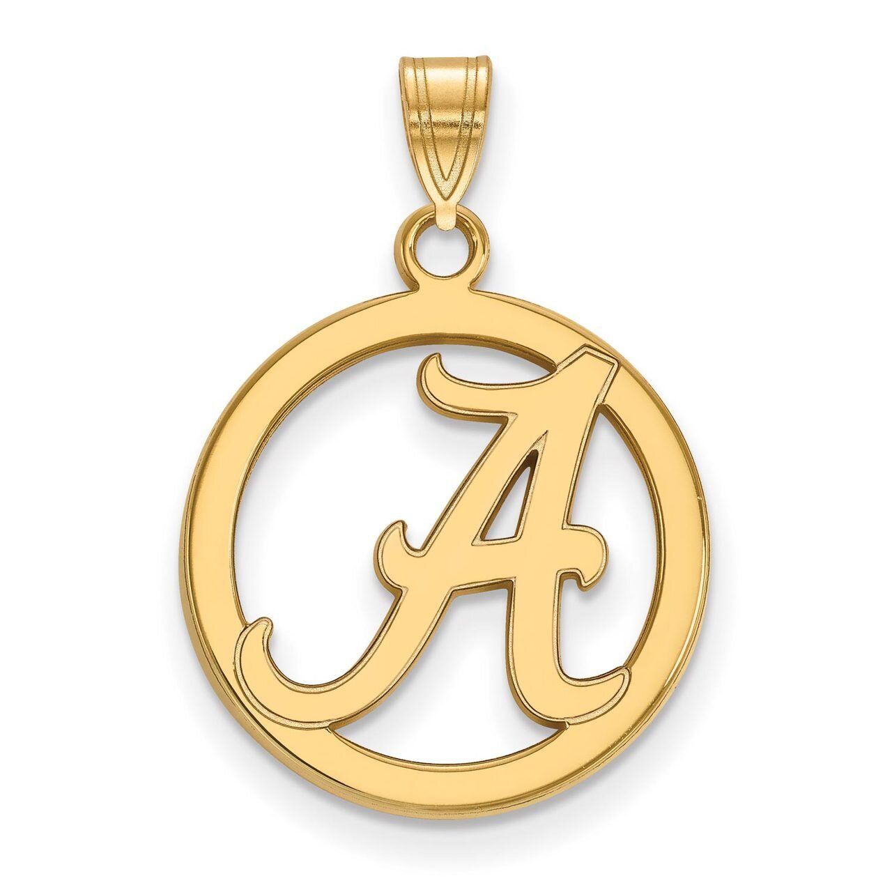 University of Alabama Sm Pendant in Circle Gold-plated Silver GP033UAL, MPN: GP033UAL, 886774936024