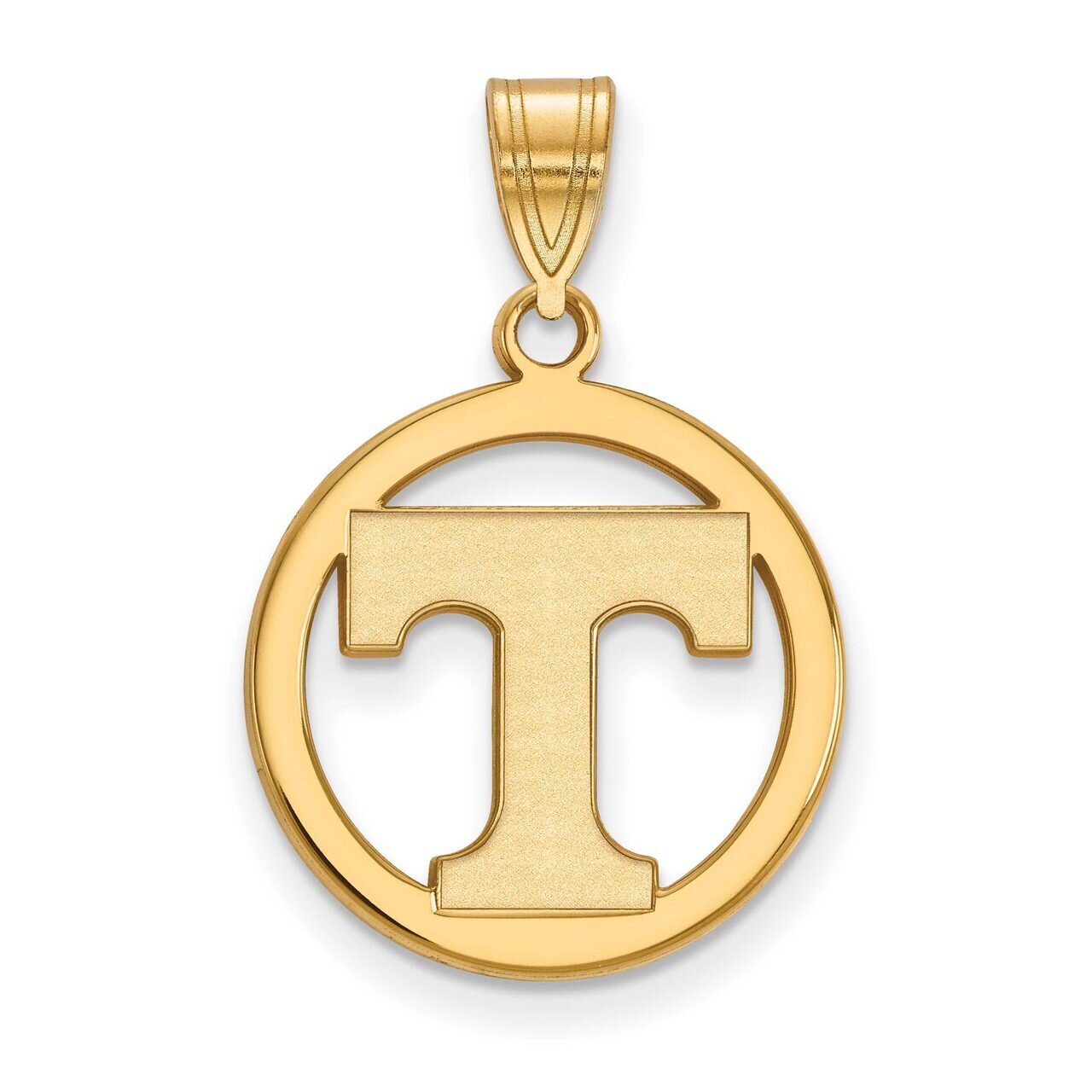 University of Tennessee Sm Pendant in Circle Gold-plated Silver GP033UTN