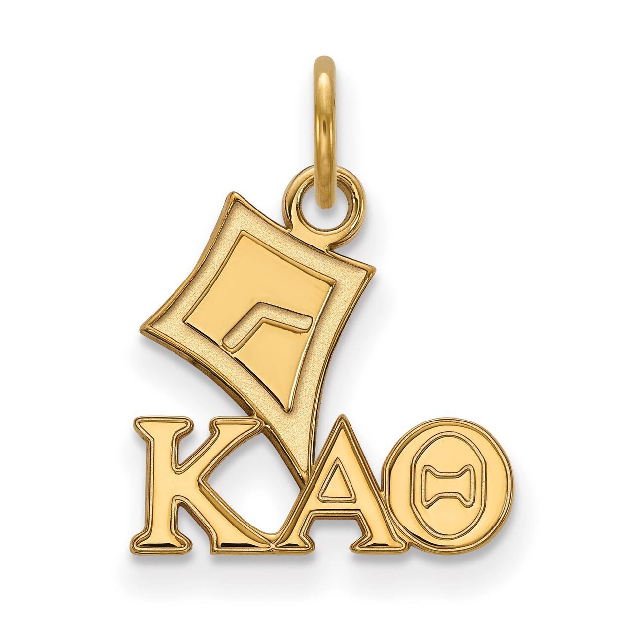 Kappa Alpha Theta Extra Small Pendant Gold-plated Silver GP034KAT, MPN: GP034KAT, 886774936550