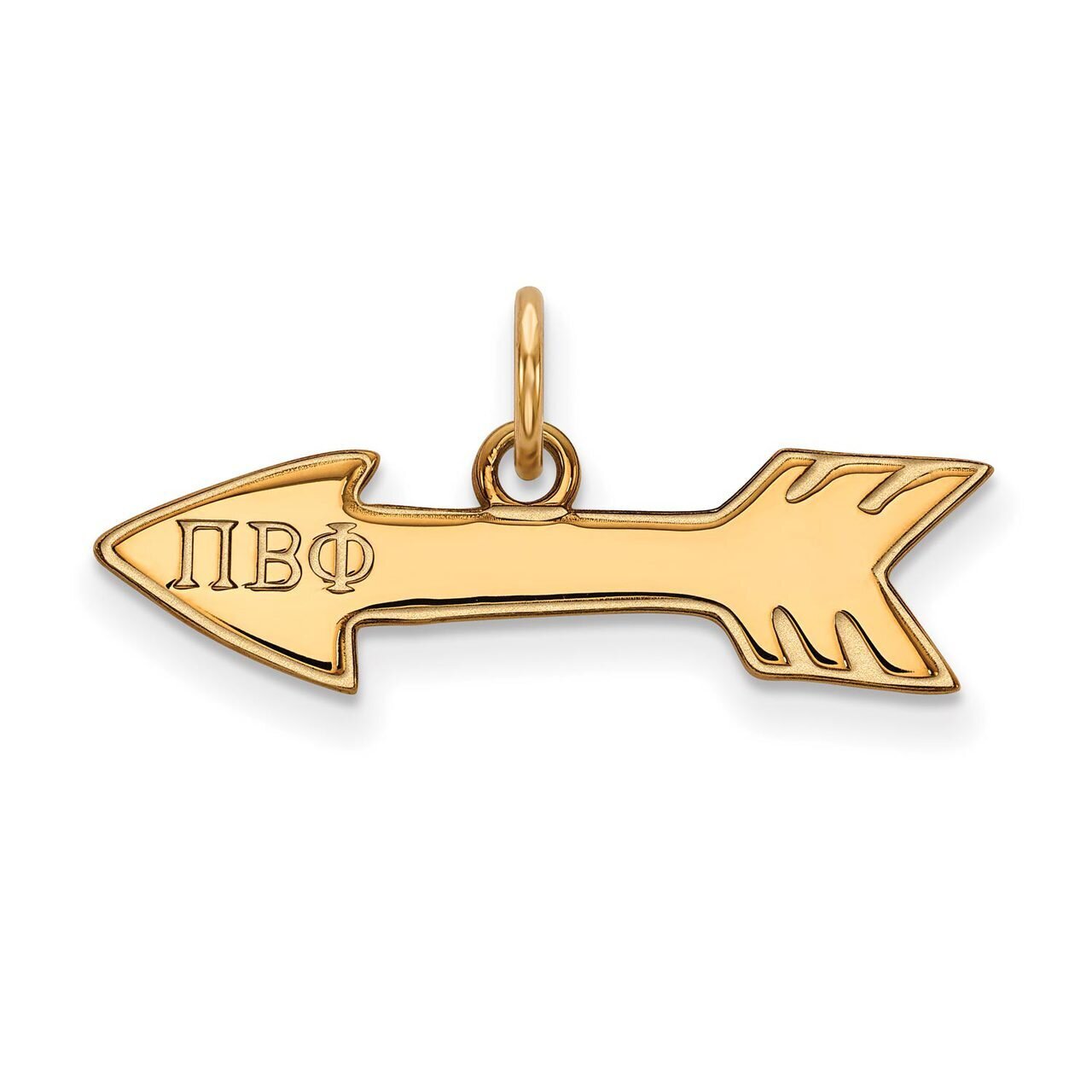 Pi Beta Phi Extra Small Pendant Gold-plated Silver GP034PBP, MPN: GP034PBP, 886774936673