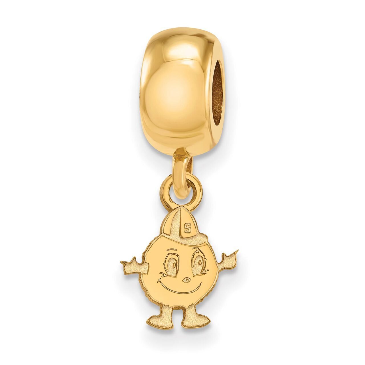 Syracuse University Bead Charm x-Small Dangle Gold-plated Silver GP034SYU, MPN: GP034SYU, 886774936…