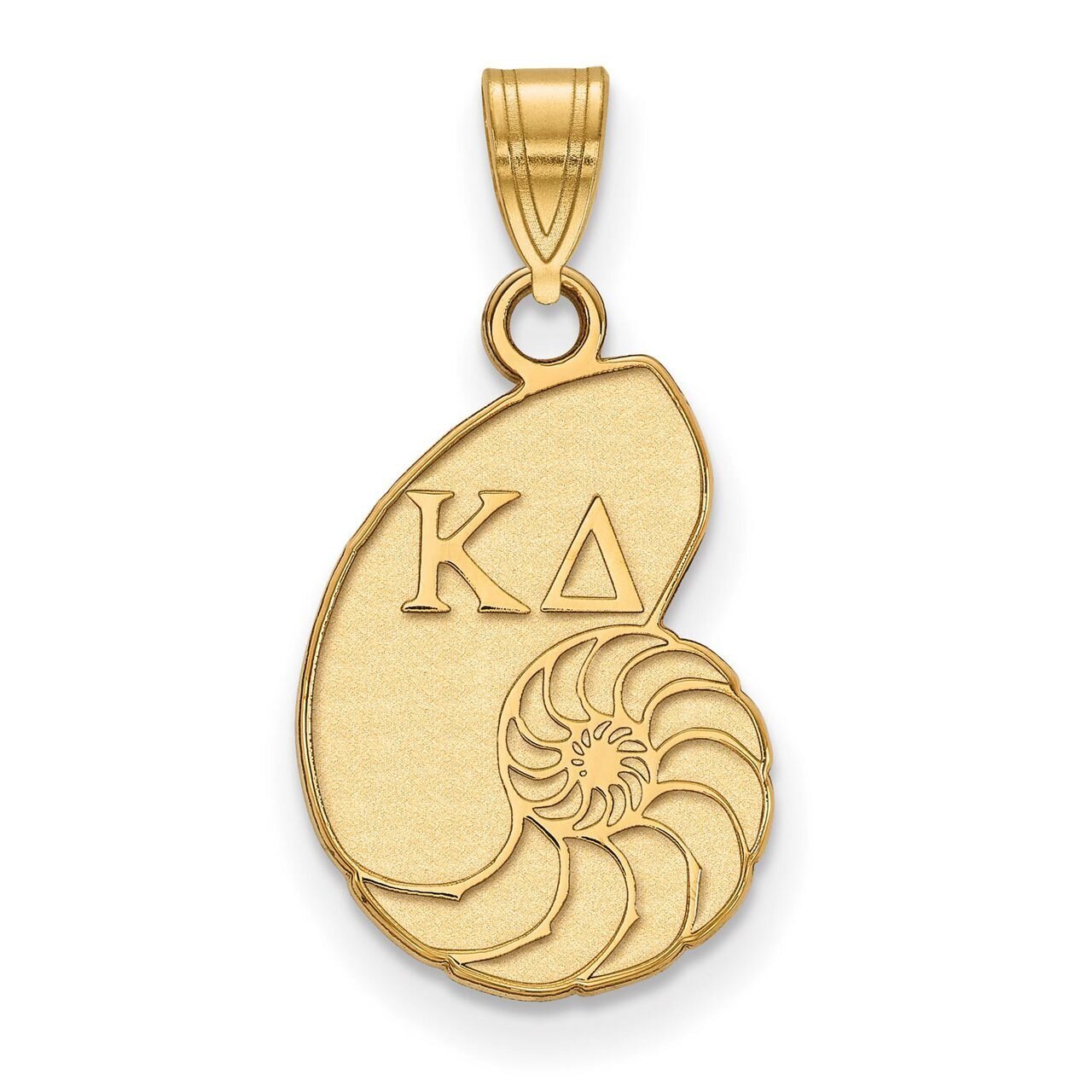Kappa Delta Small Pendant Gold-plated Silver GP035KD