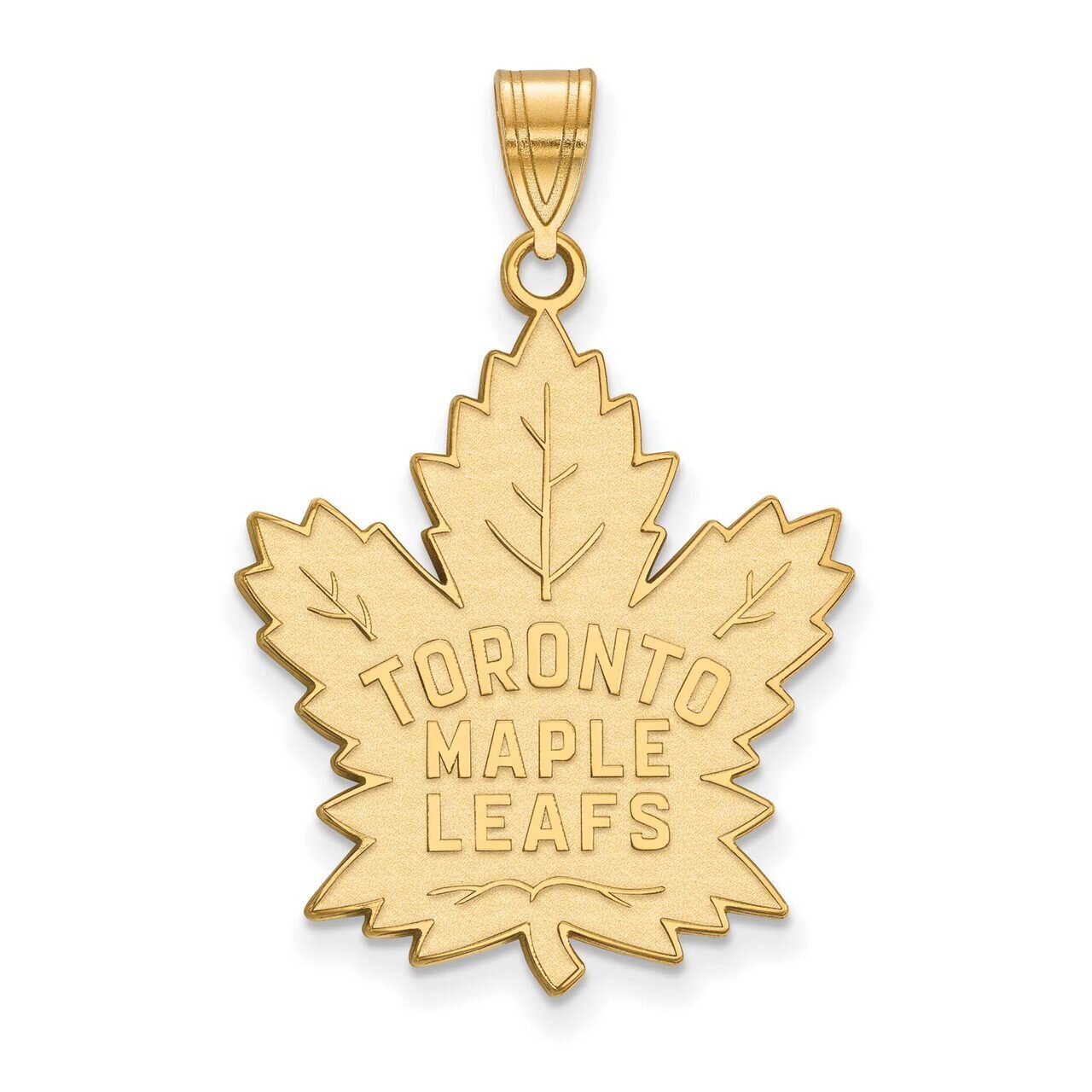 Toronto Maple Leafs x-Large Pendant Gold-plated Silver GP035MLE, MPN: GP035MLE, 886774744377