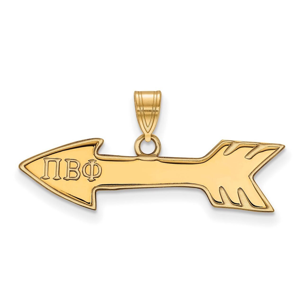 Pi Beta Phi Small Pendant Gold-plated Silver GP035PBP, MPN: GP035PBP, 886774937441