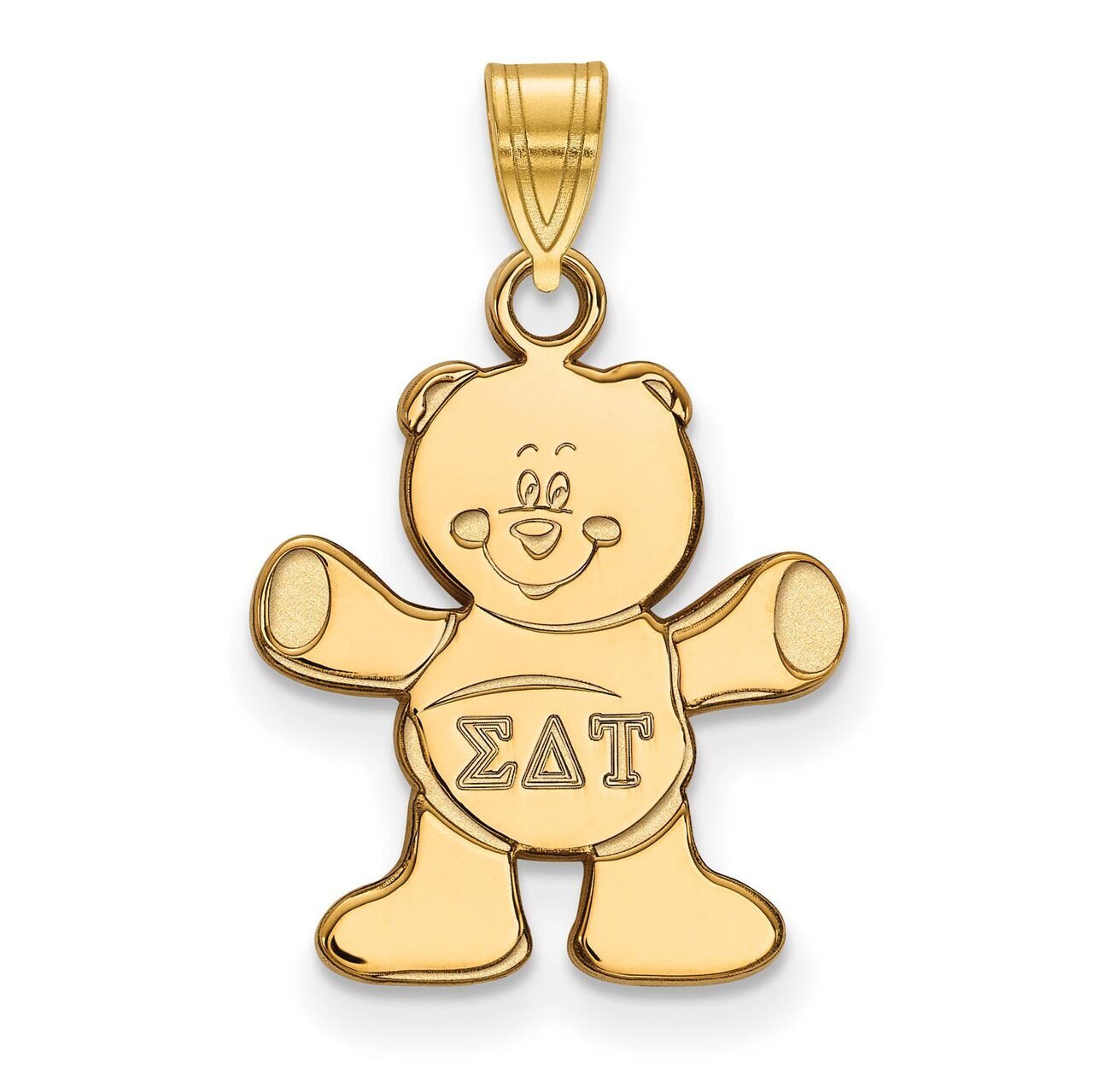 Sigma Delta Tau Small Pendant Gold-plated Silver GP035SDT, MPN: GP035SDT, 886774937496