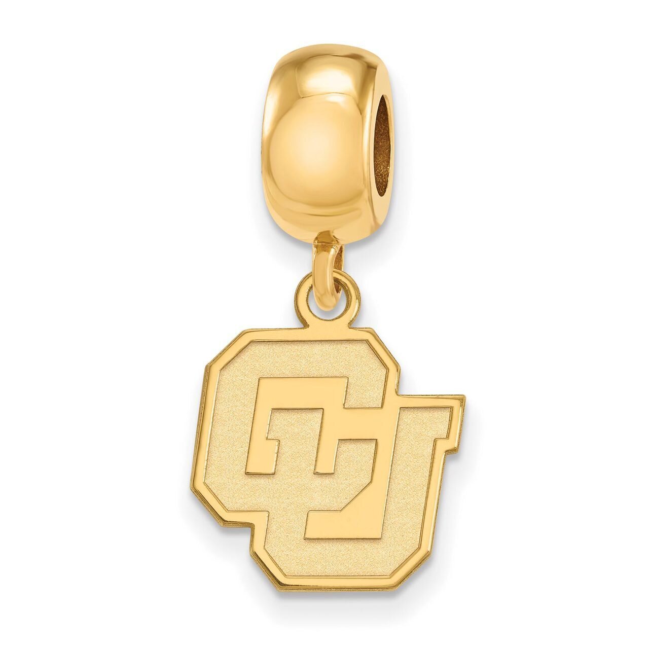 University of Colorado Bead Charm Small Dangle Gold-plated Silver GP035UCO, MPN: GP035UCO, 88677493…