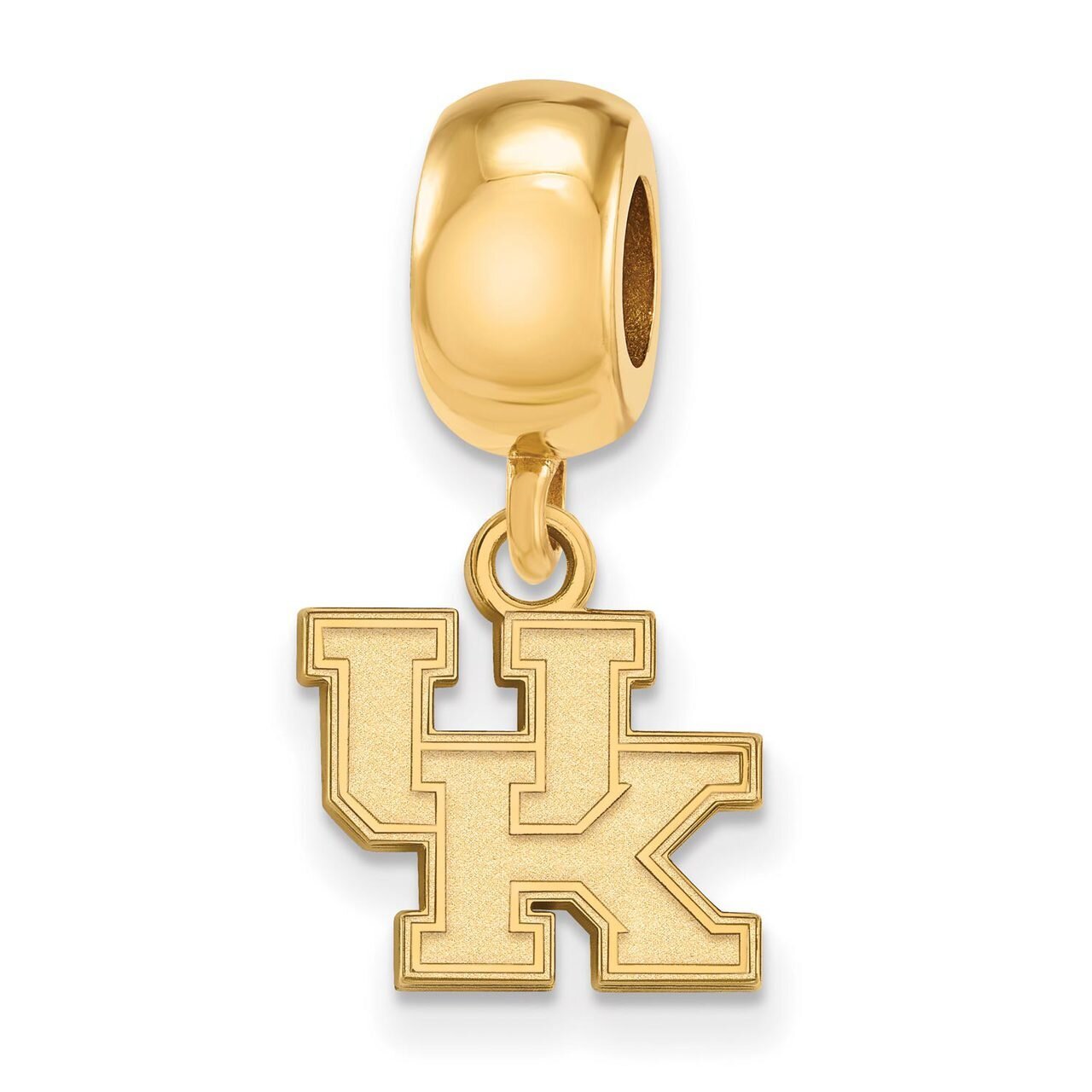 University of Kentucky Bead Charm x-Small Dangle Gold-plated Silver GP035UK