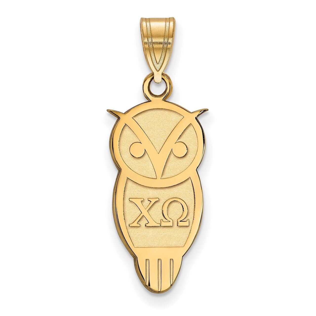 Chi Omega Medium Pendant Gold-plated Silver GP036CHO, MPN: GP036CHO, 886774937991