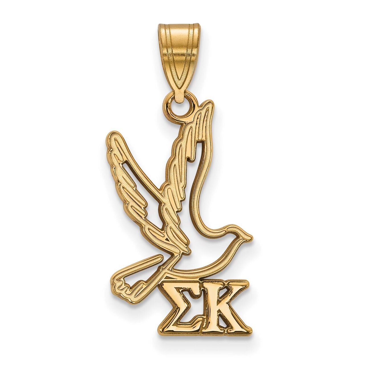 Sigma Kappa Medium Pendant Gold-plated Silver GP036SKP, MPN: GP036SKP, 886774938271