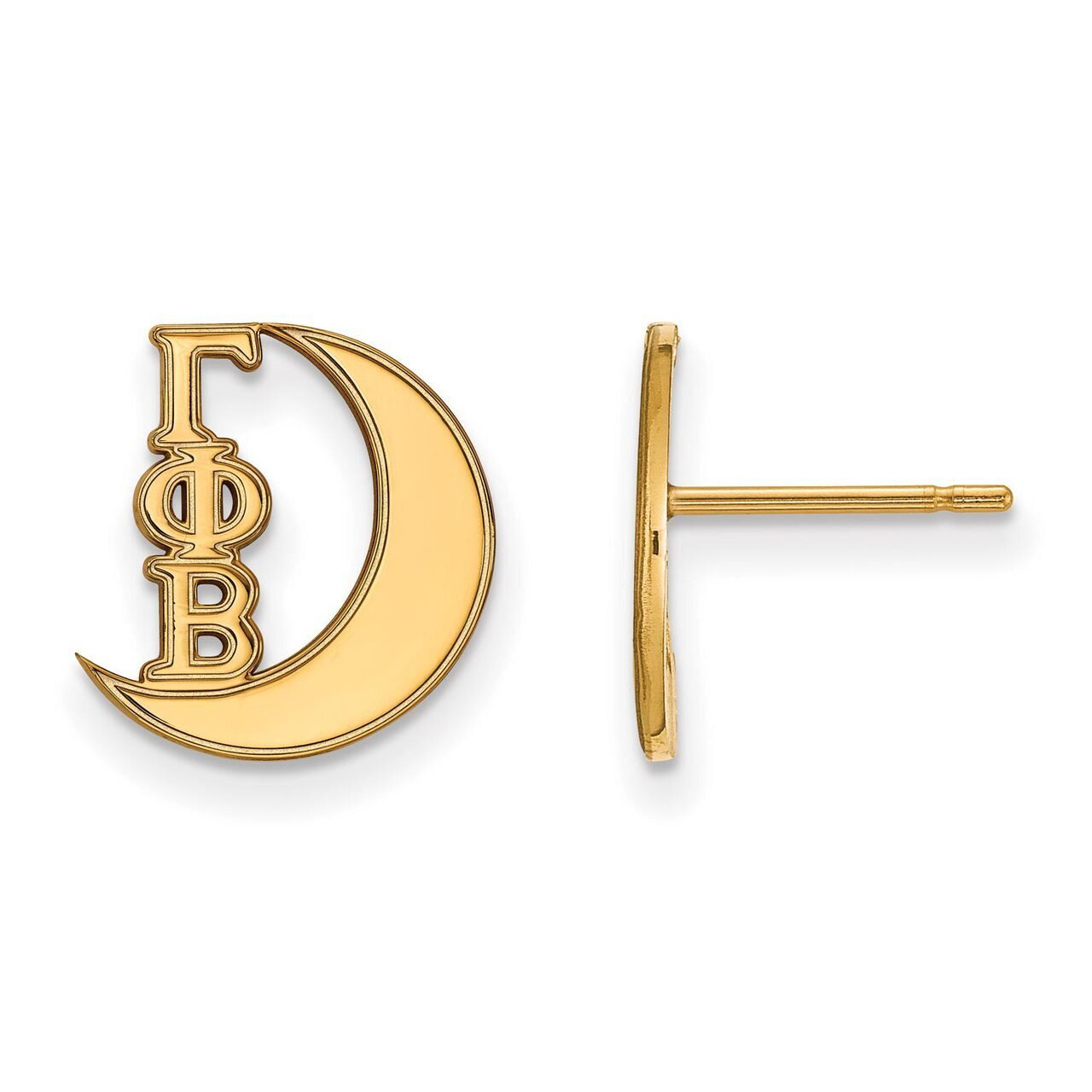 Gamma Phi Beta Extra Small Post Earrings Gold-plated Silver GP038GPB, MPN: GP038GPB, 886774939360