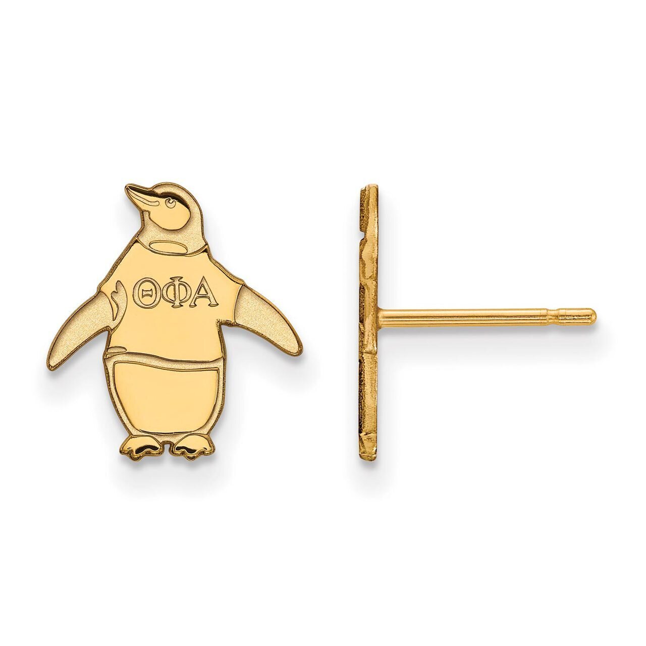Theta Phi Alpha Extra Small Post Earrings Gold-plated Silver GP038TPA, MPN: GP038TPA, 886774939599