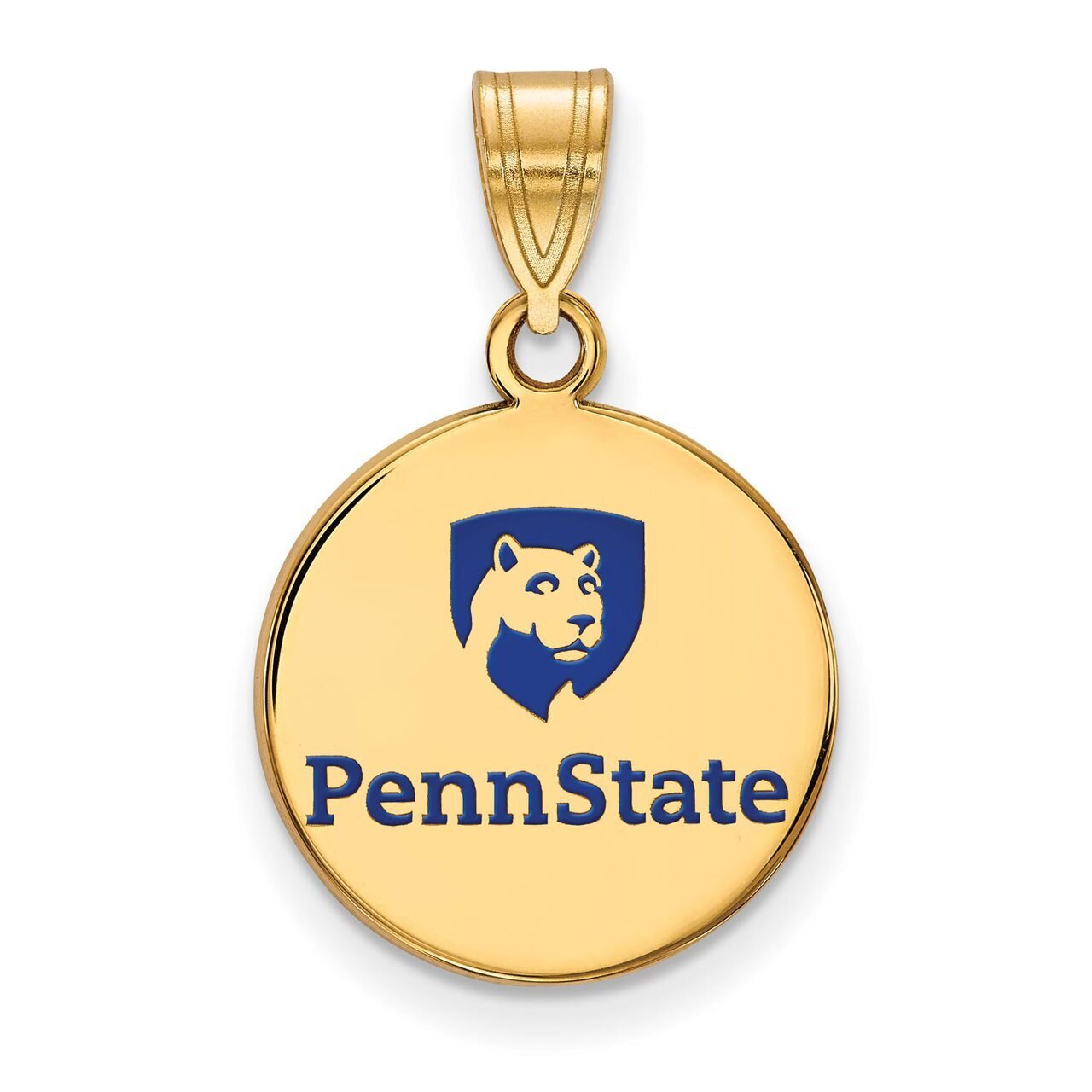 Penn State University Medium Enamel Disc Pendant Gold-plated Silver GP039PSU, MPN: GP039PSU, 886774…
