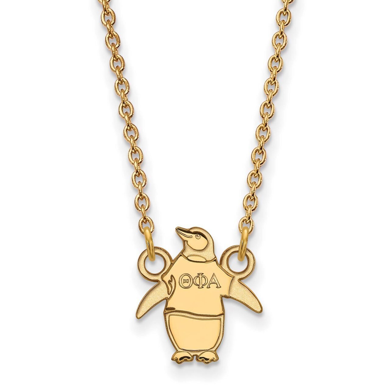 Theta Phi Alpha Extra Small Pendant with 18 Inch Chain Gold-plated Silver GP039TPA-18, MPN: GP039TP…