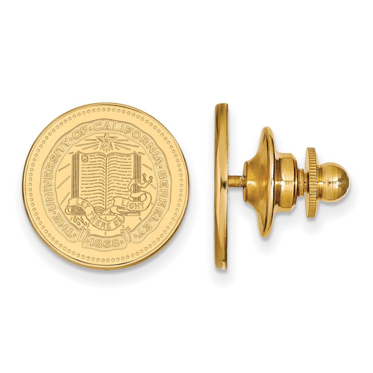 University of California Berkeley Crest Lapel Pin Gold-plated Silver GP040UCB