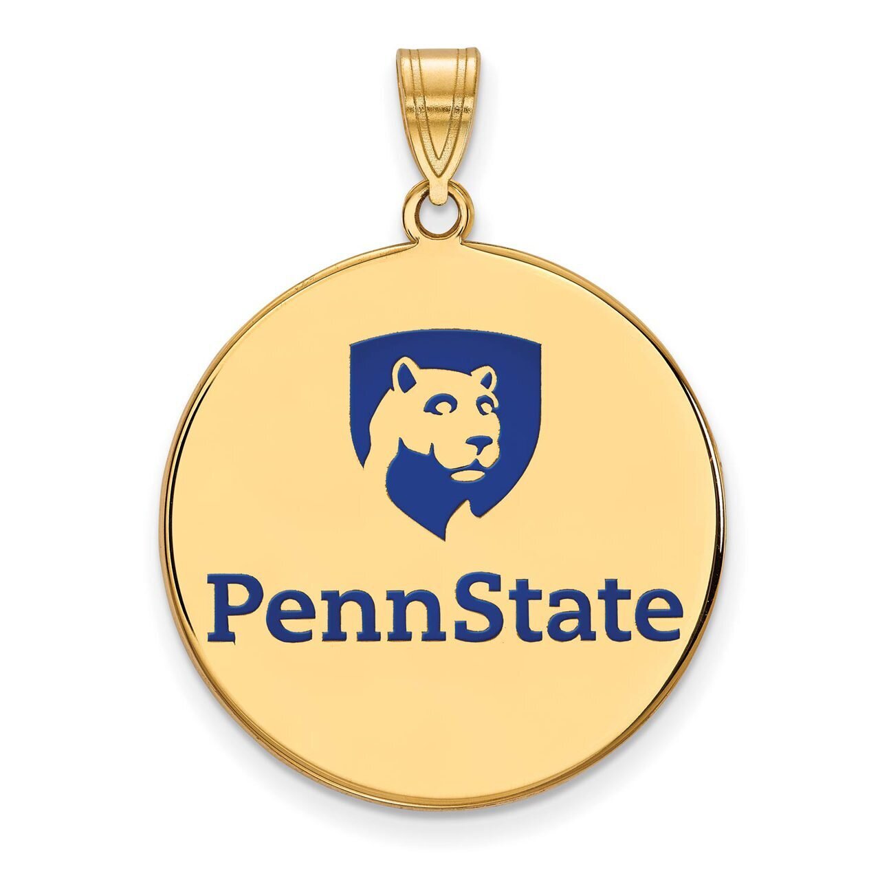 Penn State University x-Large Enamel Disc Pendant Gold-plated Silver GP041PSU, MPN: GP041PSU, 88677…