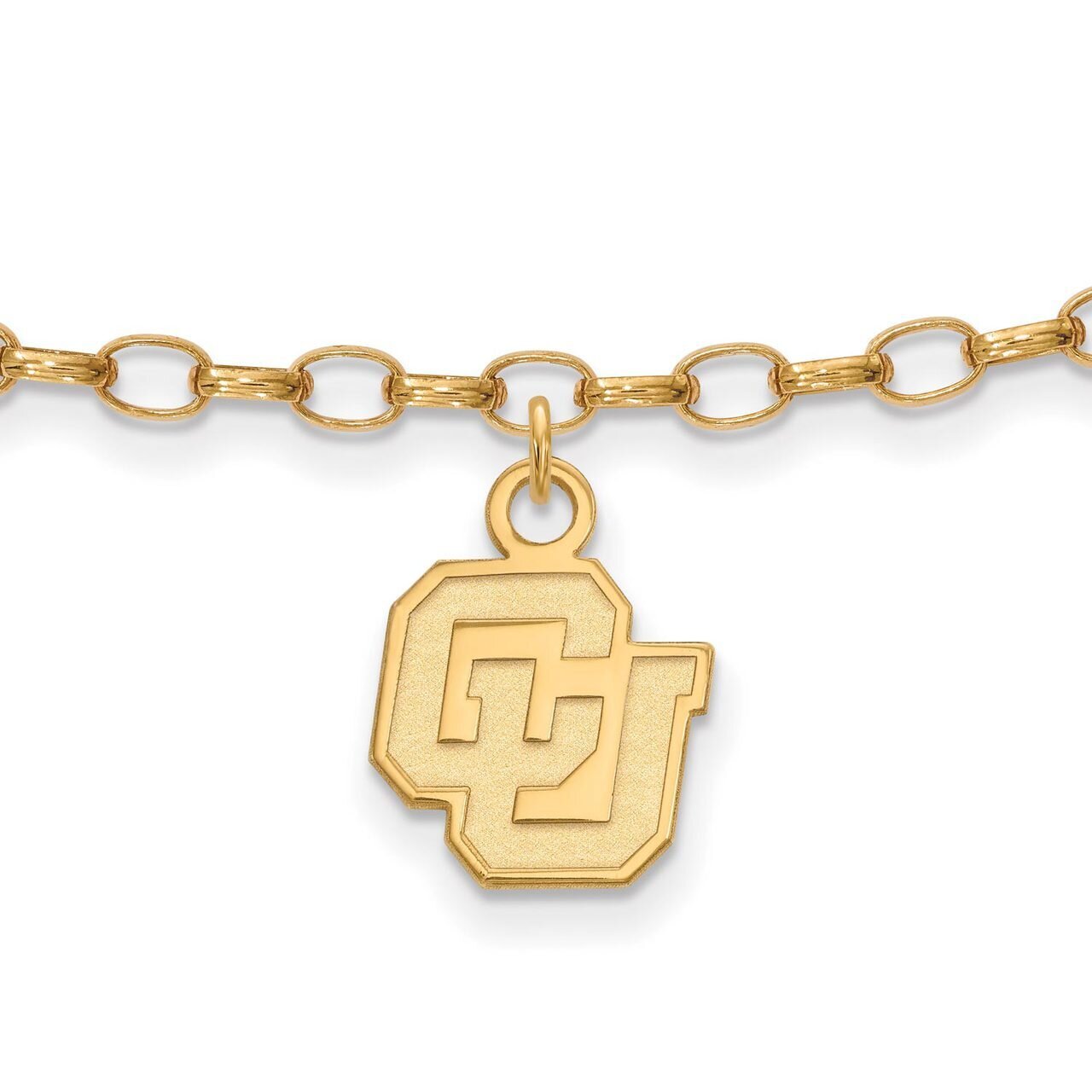 University of Colorado Anklet Gold-plated Silver GP041UCO, MPN: GP041UCO, 886774941752