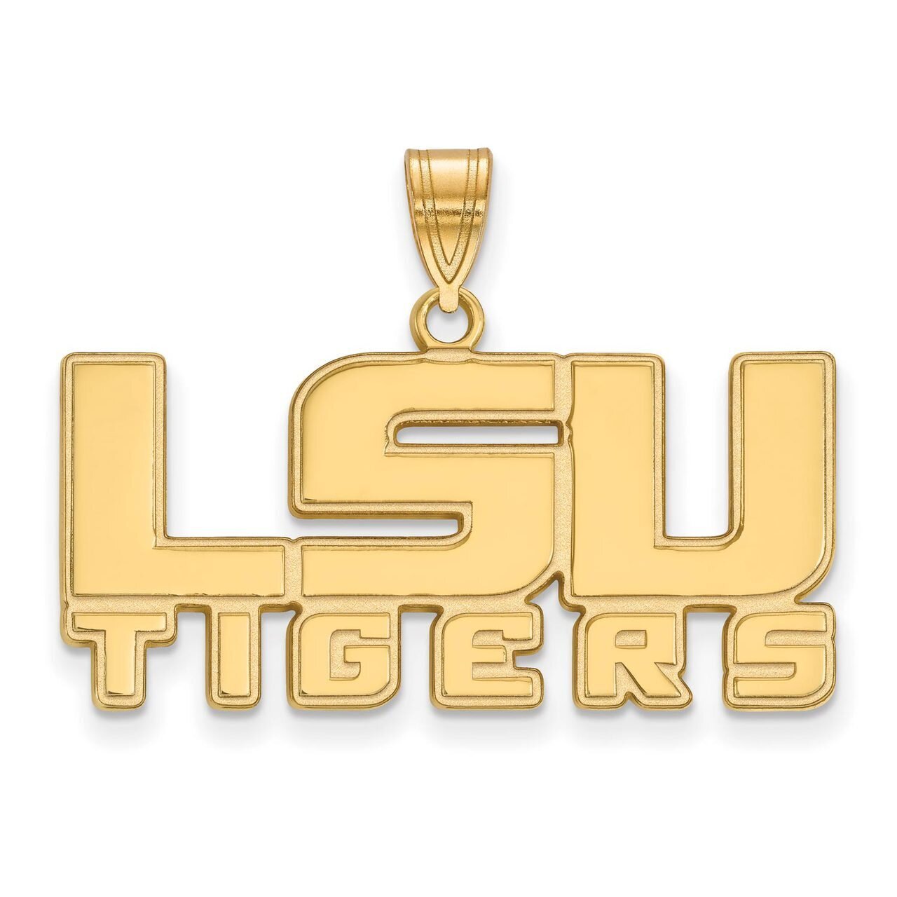 Louisiana State University Medium Pendant Gold-plated Silver GP043LSU