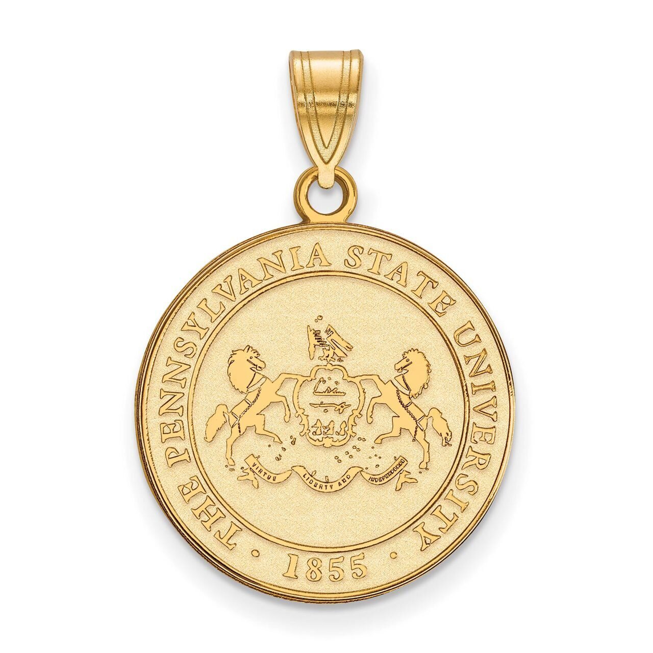 Penn State University Large Crest Pendant Gold-plated Silver GP043PSU