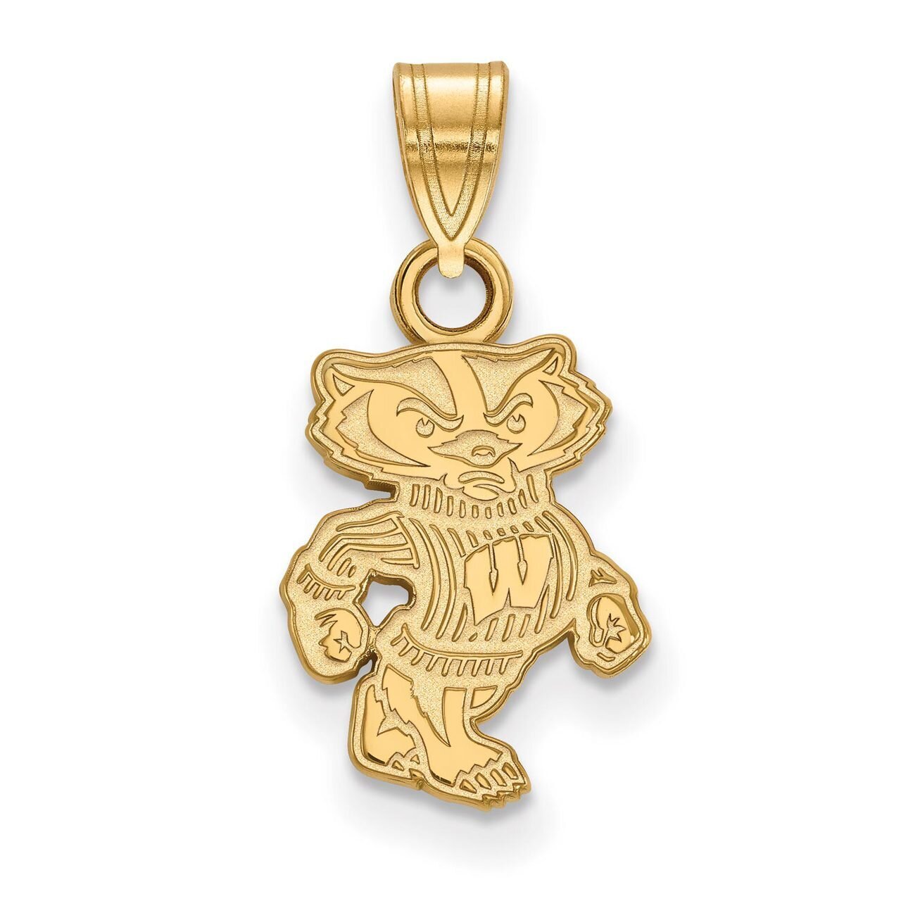 University of Wisconsin Small Pendant Gold-plated Silver GP044UWI
