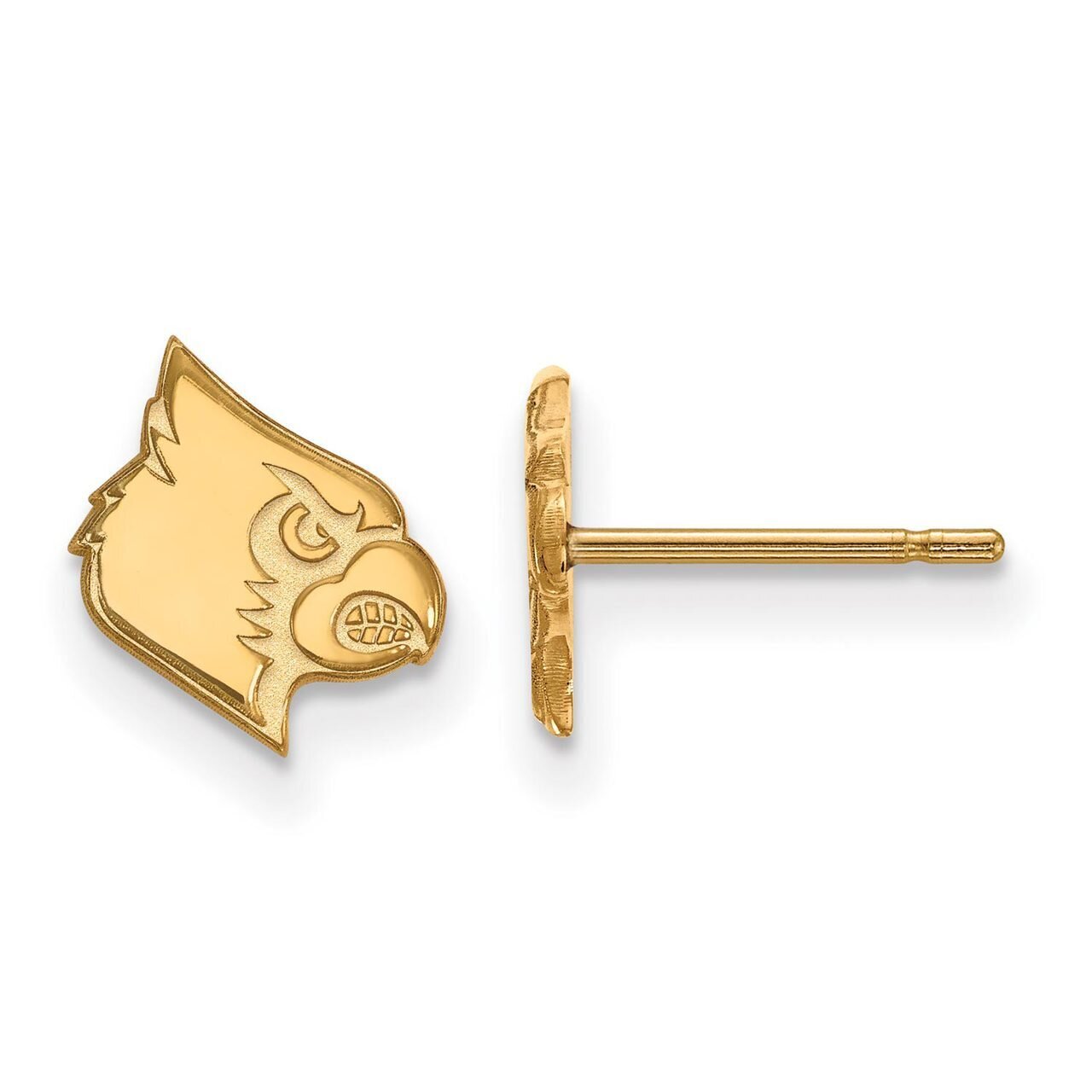 University of Louisville x-Small Post Earring Gold-plated Silver GP045UL, MPN: GP045UL, 886774944609