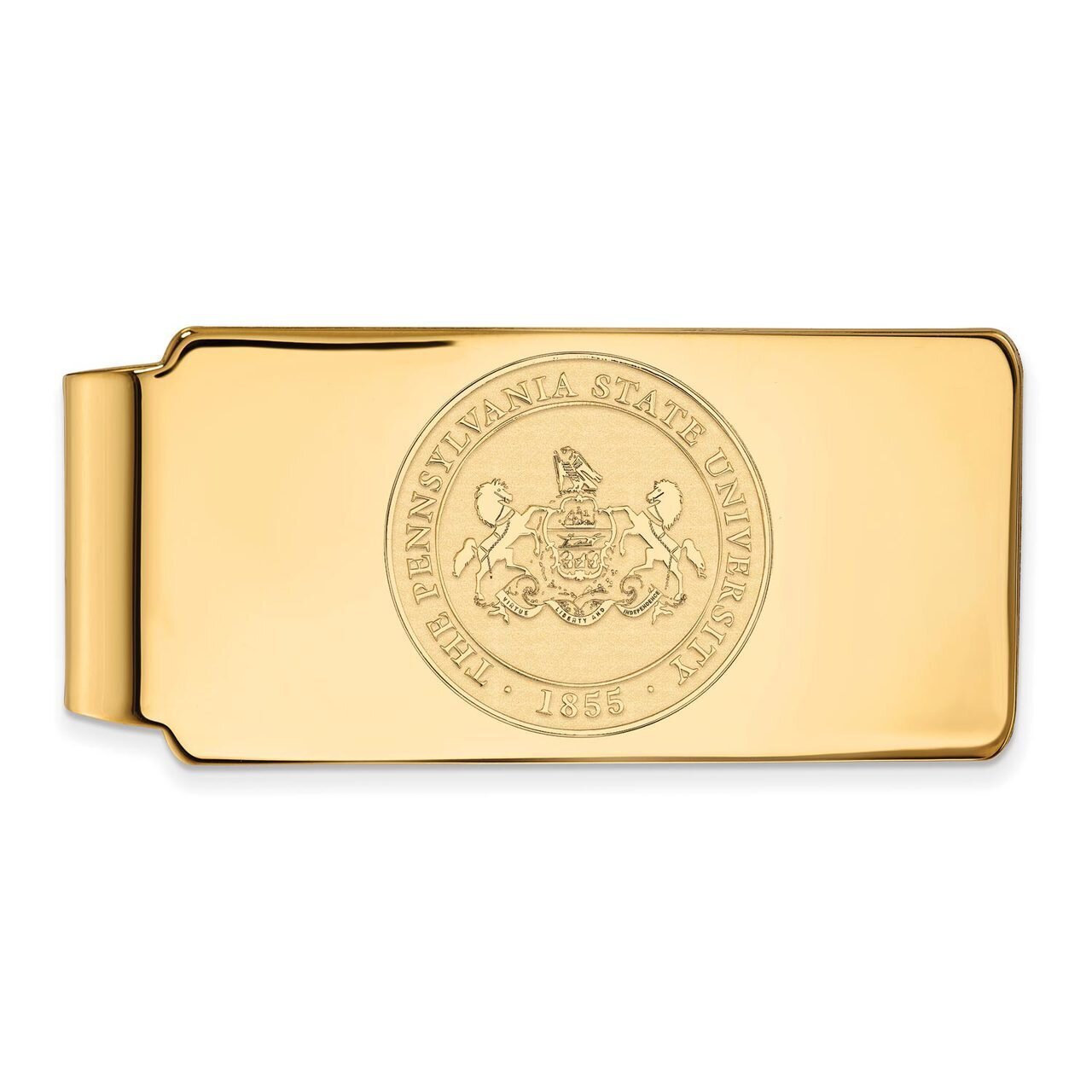 Penn State University Money Clip Crest Gold-plated Silver GP046PSU, MPN: GP046PSU, 886774945156