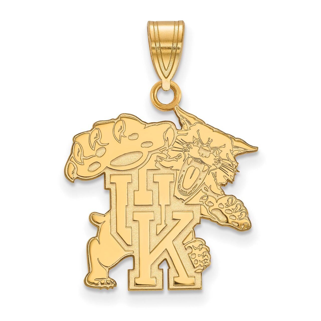 University of Kentucky Large Pendant Gold-plated Silver GP046UK