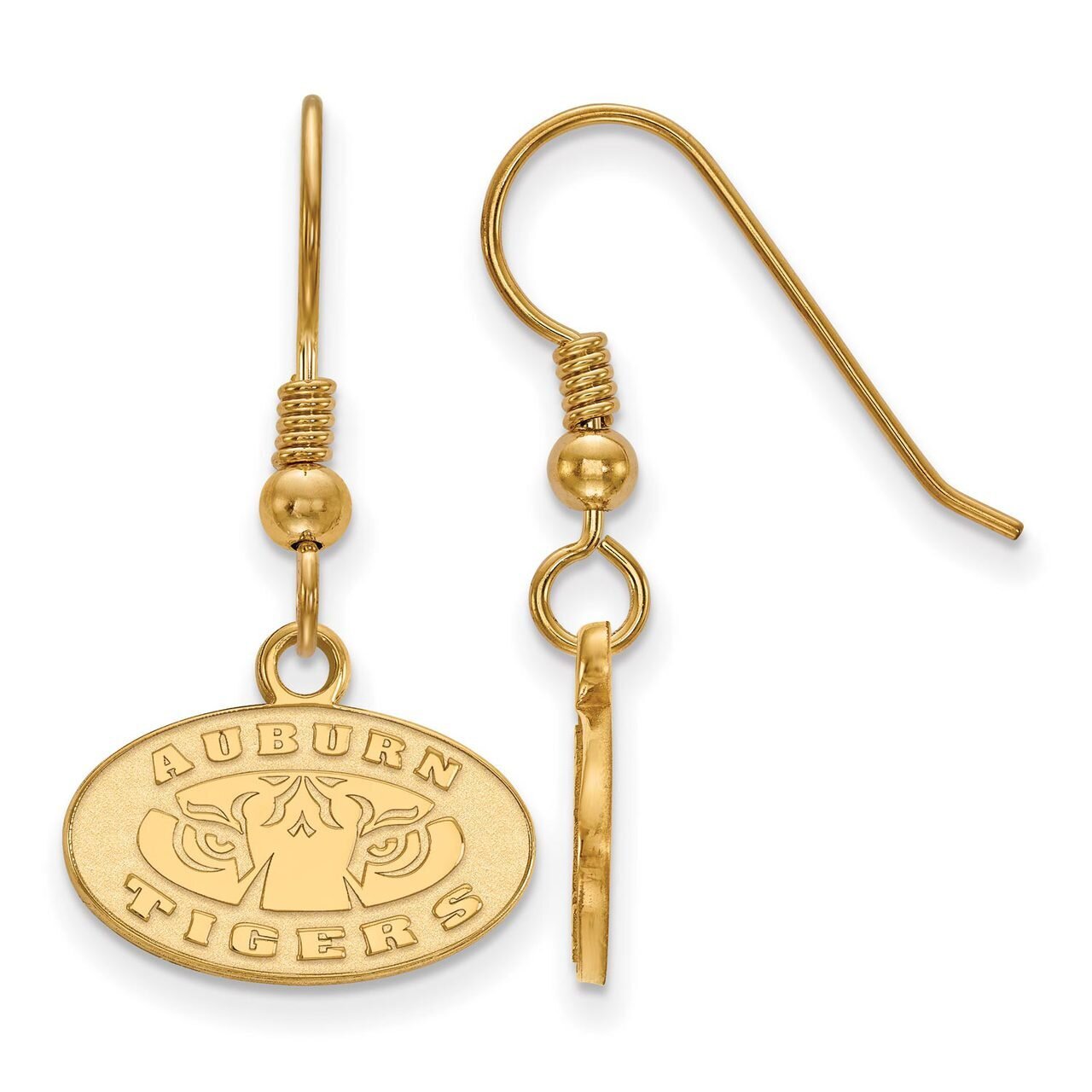 Auburn University x-Small Dangle Earring Wire Gold-plated Silver GP047AU, MPN: GP047AU, 886774945620