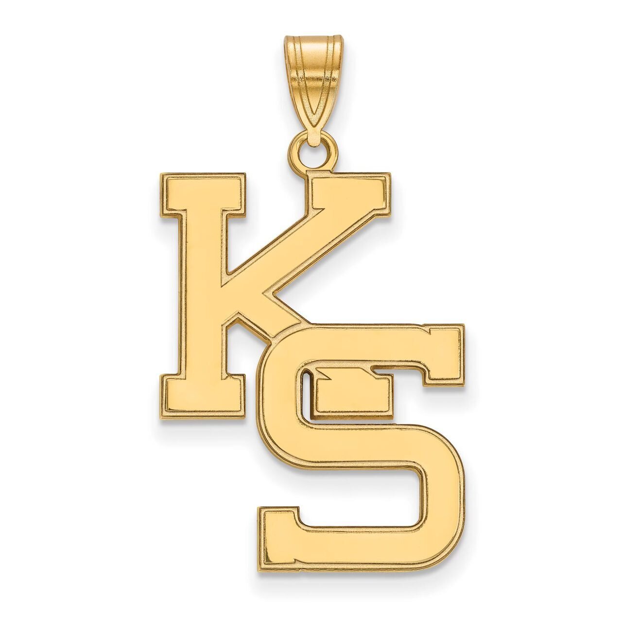 Kansas State University x-Large Pendant Gold-plated Silver GP047KSU