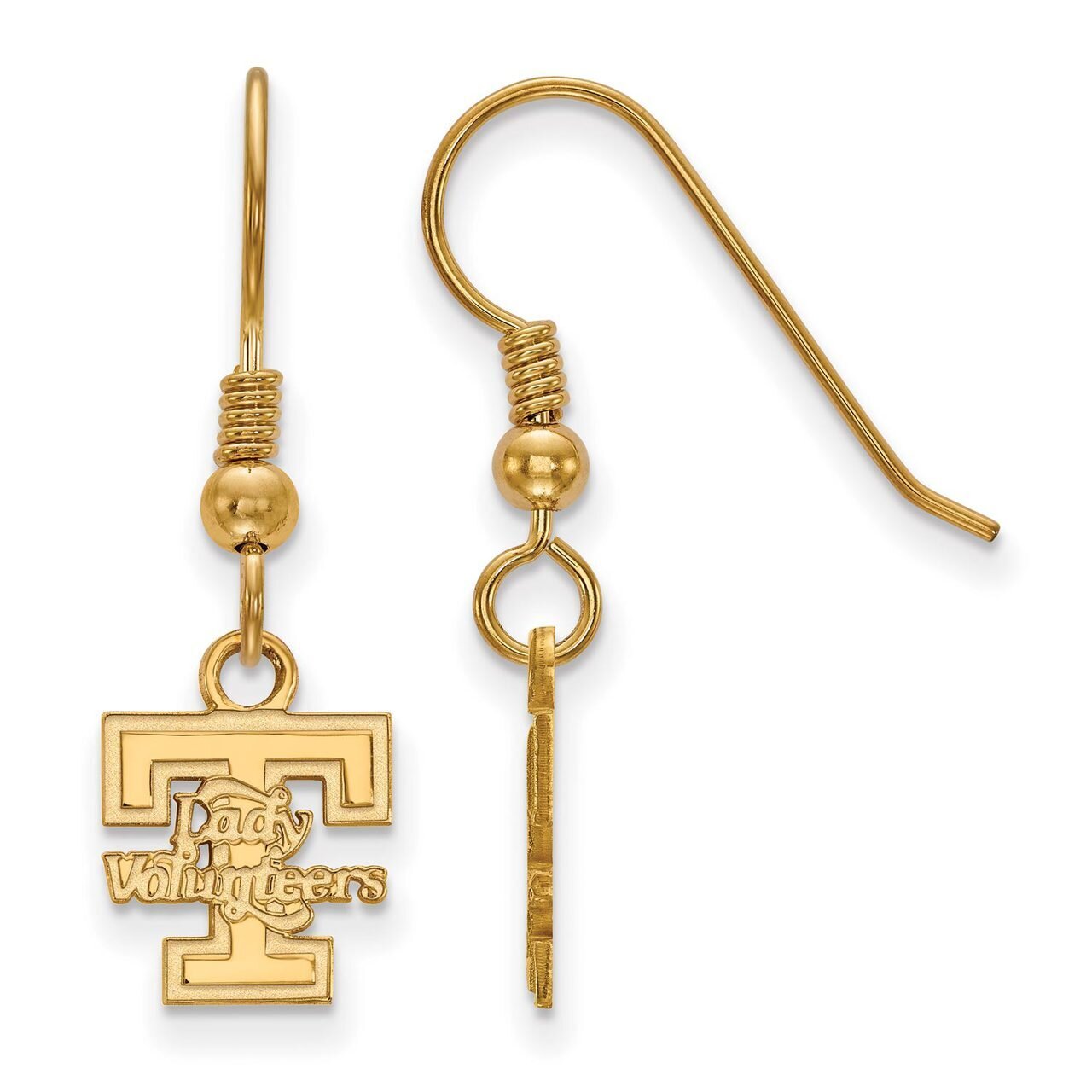 University of Tennessee x-Small Dangle Earring Wire Gold-plated Silver GP047UTN, MPN: GP047UTN, 886…