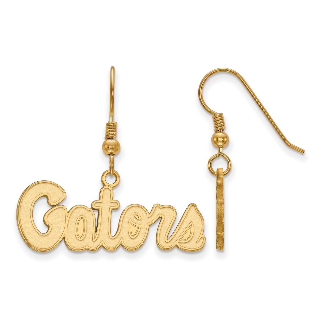 University of Florida Small Dangle Earring Wire Gold-plated Silver GP048UFL, MPN: GP048UFL, 8867749…