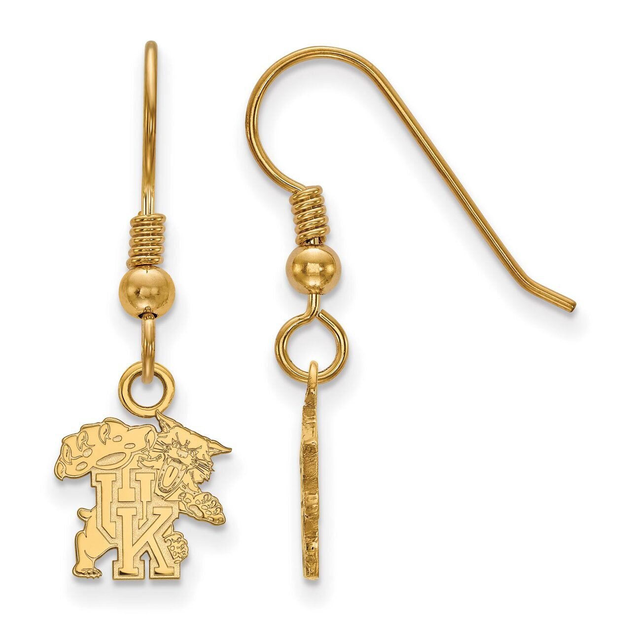 University of Kentucky x-Small Dangle Earring Wire Gold-plated Silver GP048UK, MPN: GP048UK, 886774…