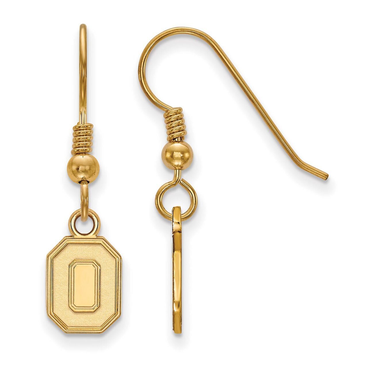 Ohio State University x-Small Dangle Earring Wire Gold-plated Silver GP049OSU, MPN: GP049OSU, 88677…