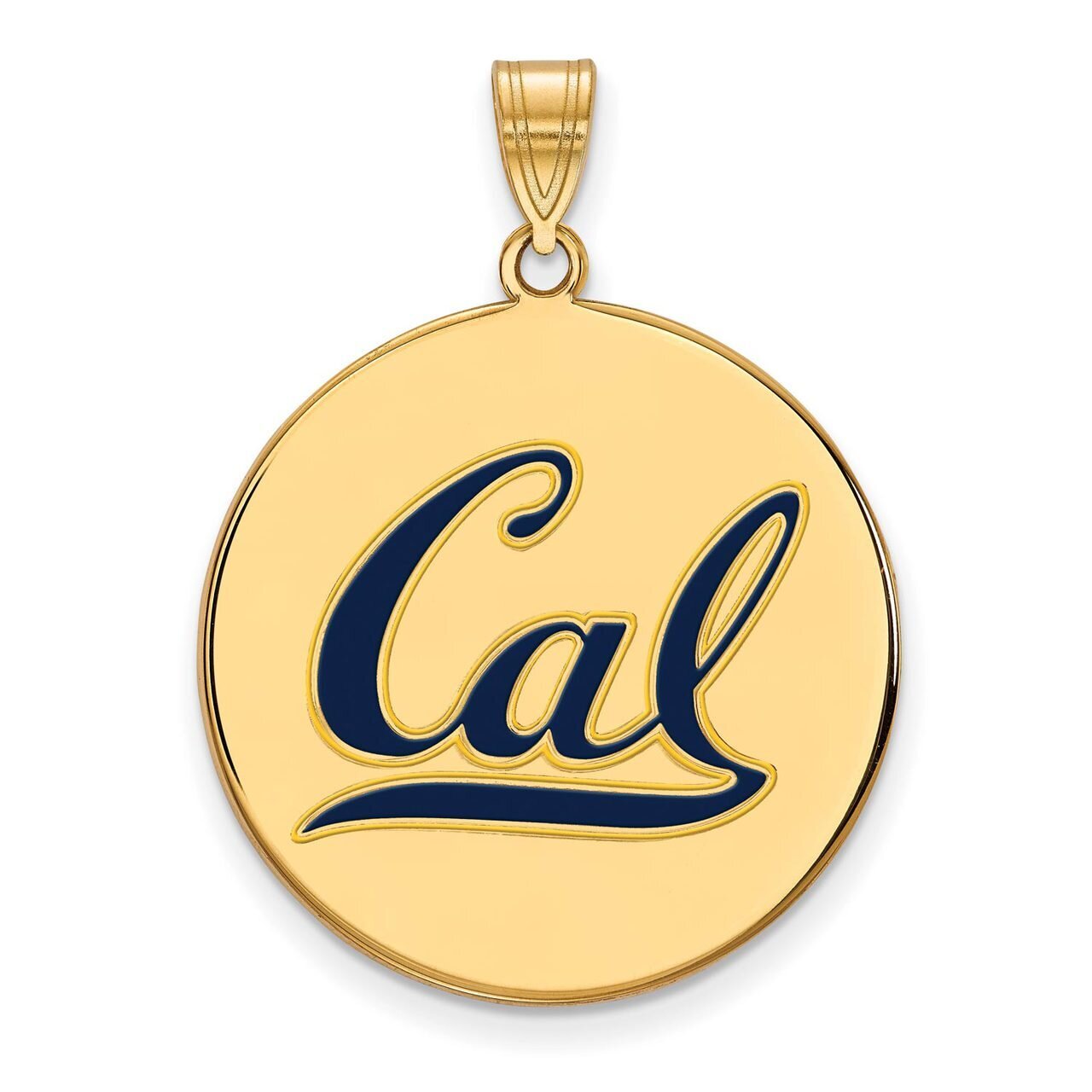 University of California Berkeley x-Large Enamel Disc Pendant Gold-plated Silver GP049UCB, MPN: GP0…