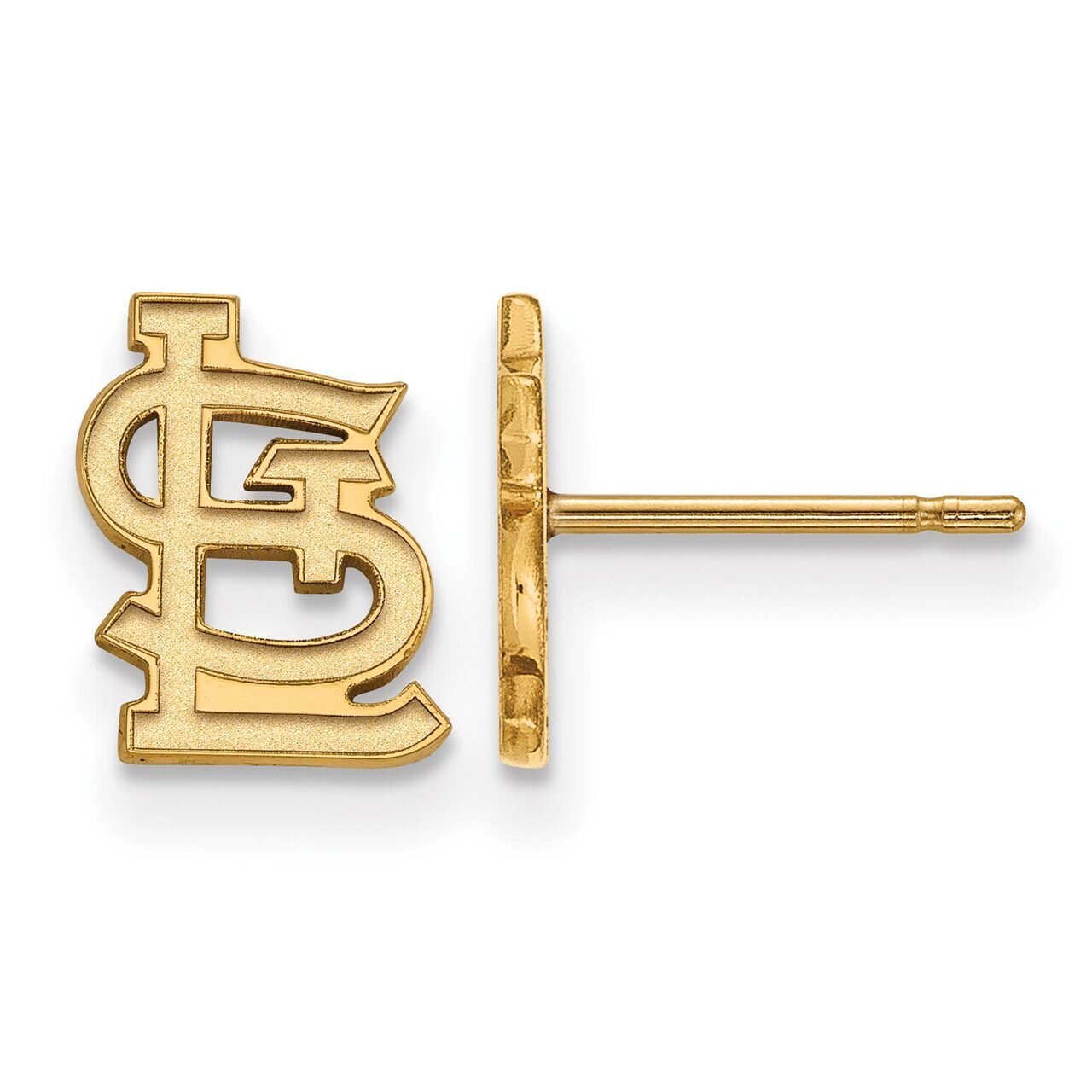 Saint Louis Cardinals x-Small Post Earring Gold-plated Silver GP050CRD, MPN: GP050CRD, 886774947198