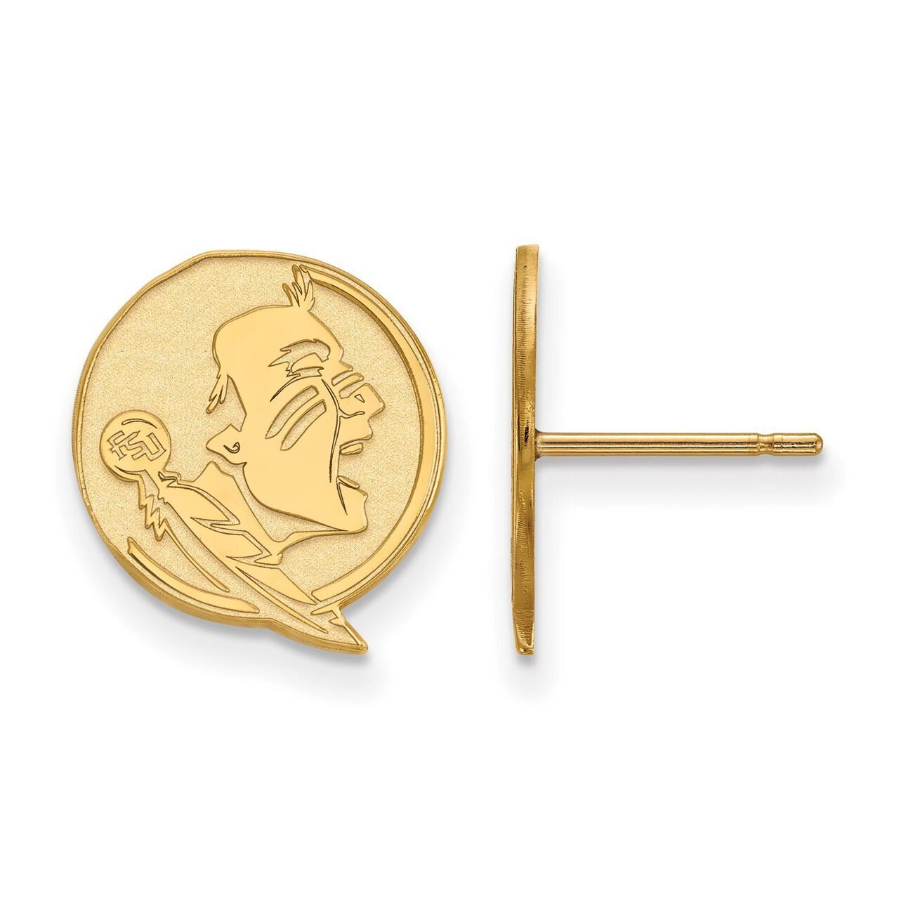 Florida State University Small Post Earring Gold-plated Silver GP050FSU, MPN: GP050FSU, 886774947211