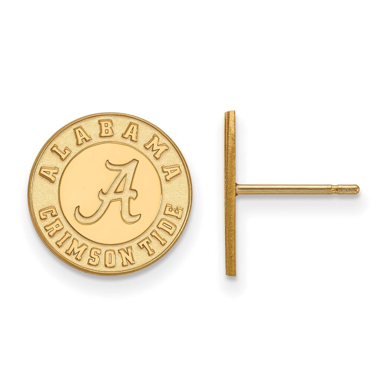 University of Alabama Small Post Earring Gold-plated Silver GP050UAL