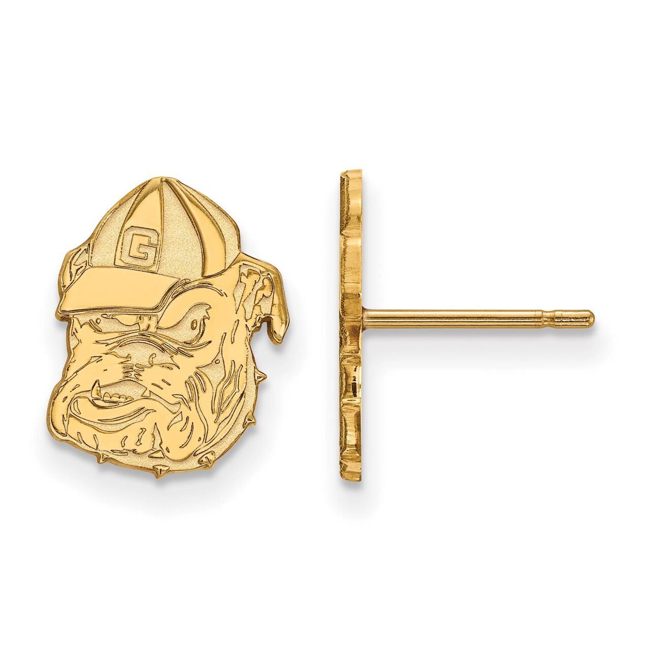 University of Georgia Small Post Earring Gold-plated Silver GP050UGA, MPN: GP050UGA, 886774947419