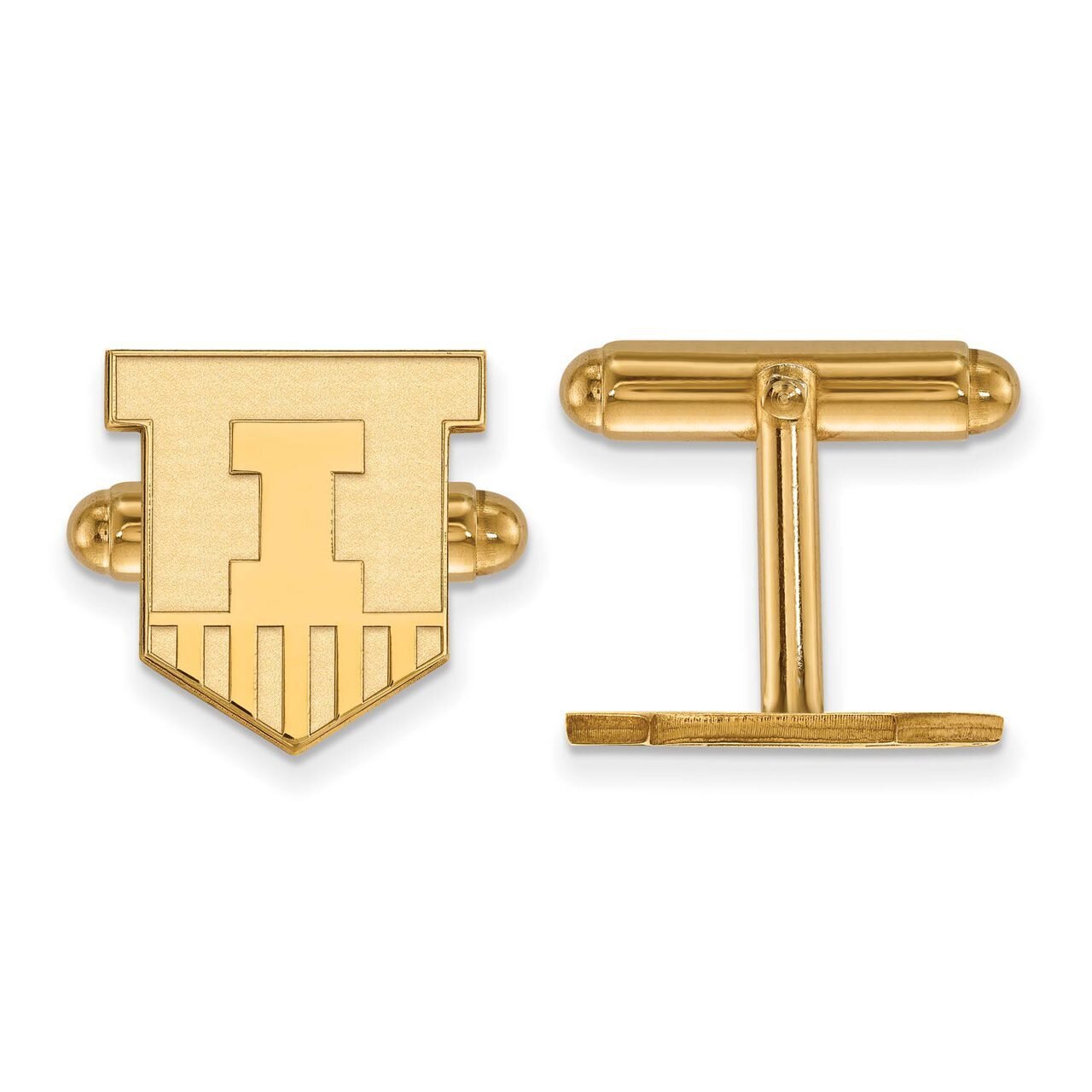 University of Illinois Cufflinks Gold-plated Silver GP052UIL, MPN: GP052UIL, 886774948188