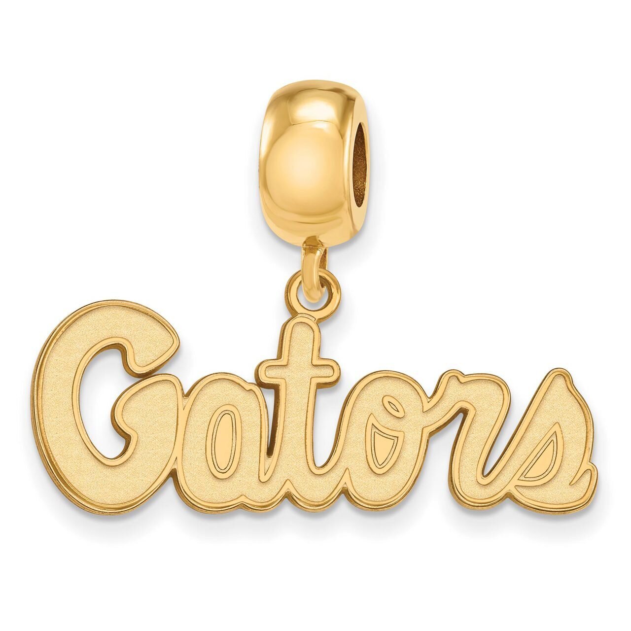 University of Florida Bead Charm Small Dangle Gold-plated Silver GP054UFL, MPN: GP054UFL, 886774948…