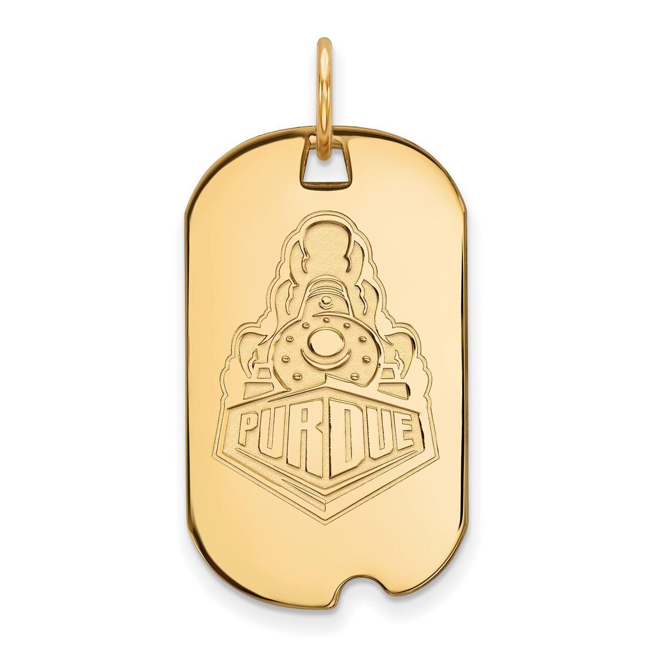 Purdue Small Dog Tag Gold-plated Silver GP056PU, MPN: GP056PU, 886774949512