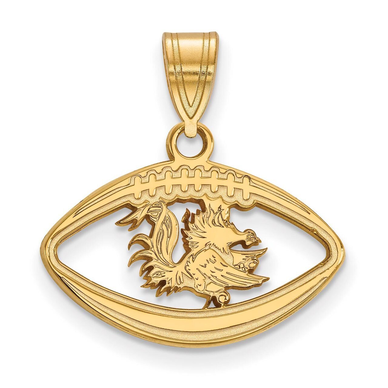 University of South Carolina Pendant in Football Gold-plated Silver GP057USO, MPN: GP057USO, 886774…