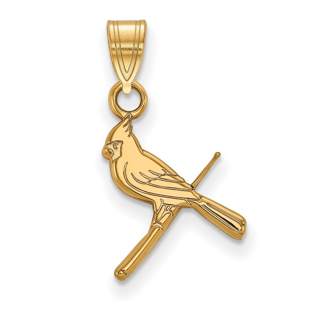 Saint Louis Cardinals Small Pendant Gold-plated Silver GP058CRD