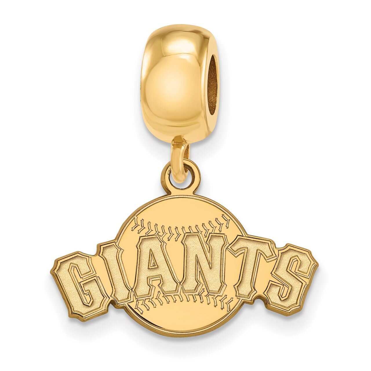 San Francisco Giants Bead Charm Small Dangle Gold-plated Silver GP058GIT, MPN: GP058GIT, 8867749500…