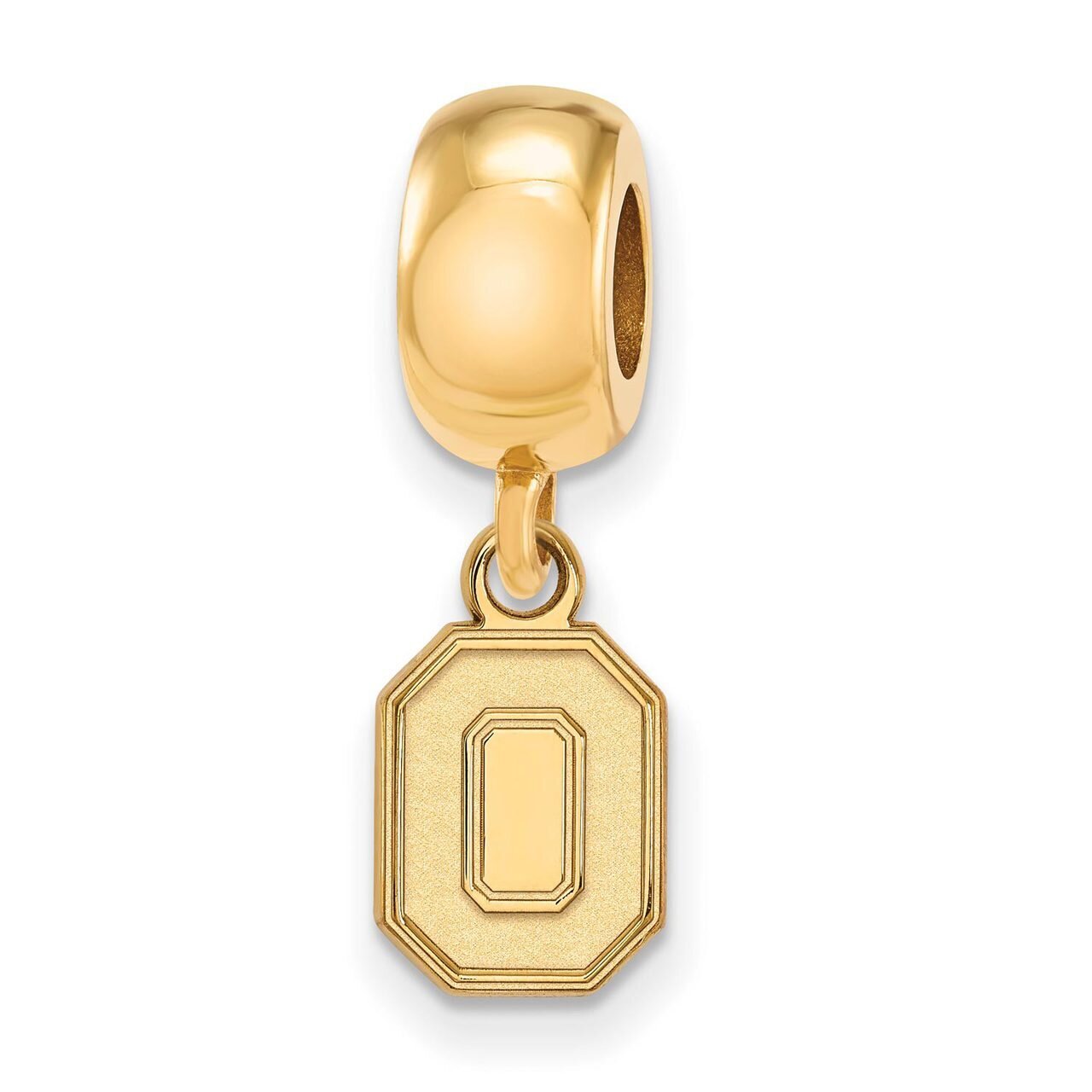 Ohio State University Bead Charm x-Small Dangle Gold-plated Silver GP058OSU