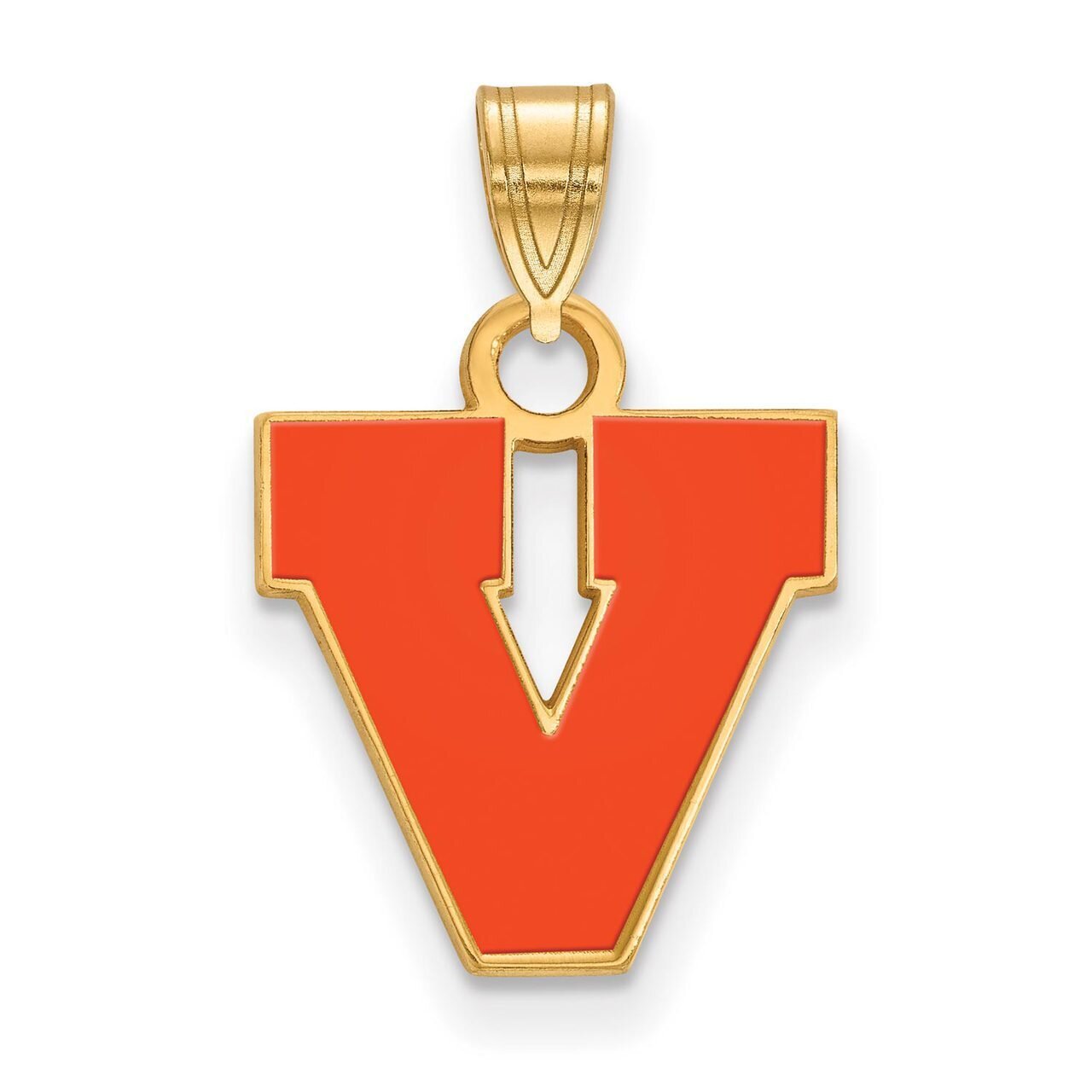 University of Virginia Small Enamel Pendant Gold-plated Silver GP058UVA, MPN: GP058UVA, 886774950280