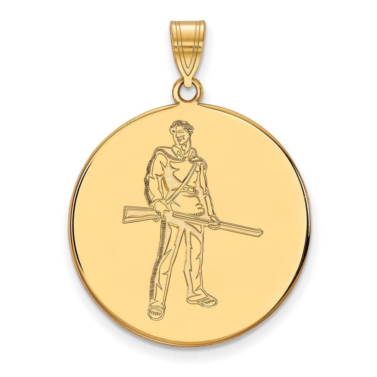 West Virginia University x-Large Disc Pendant Gold-plated Silver GP058WVU, MPN: GP058WVU, 886774950…