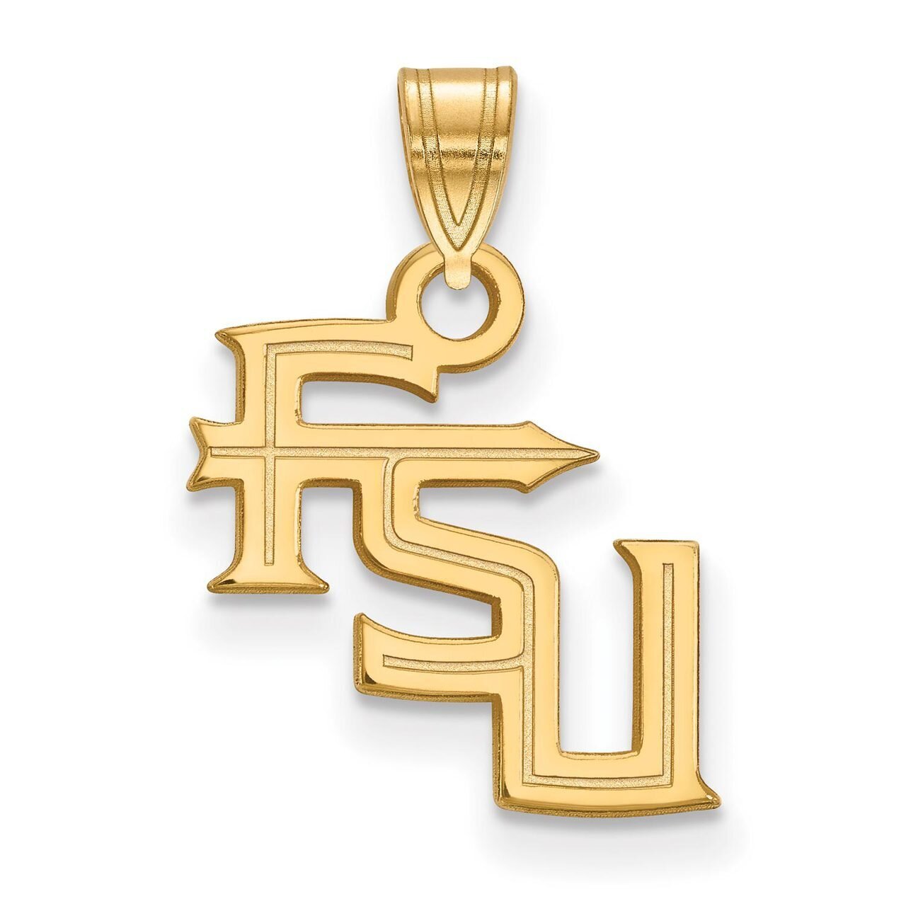 Florida State University Small Pendant Gold-plated Silver GP059FSU