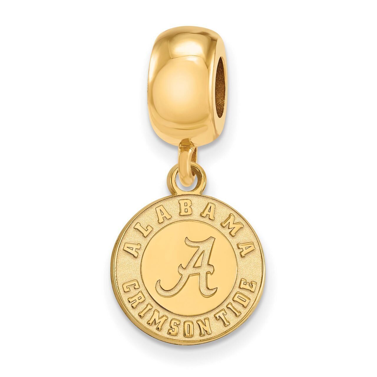 University of Alabama Bead Charm Small Dangle Gold-plated Silver GP059UAL, MPN: GP059UAL, 886774950…